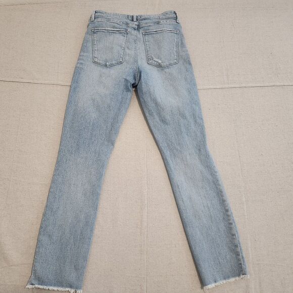 Abercrombie & Fitch Jeans Womens 27/4 Blue Simone High Rise Ankle Stretch 27x27 - Picture 11 of 14